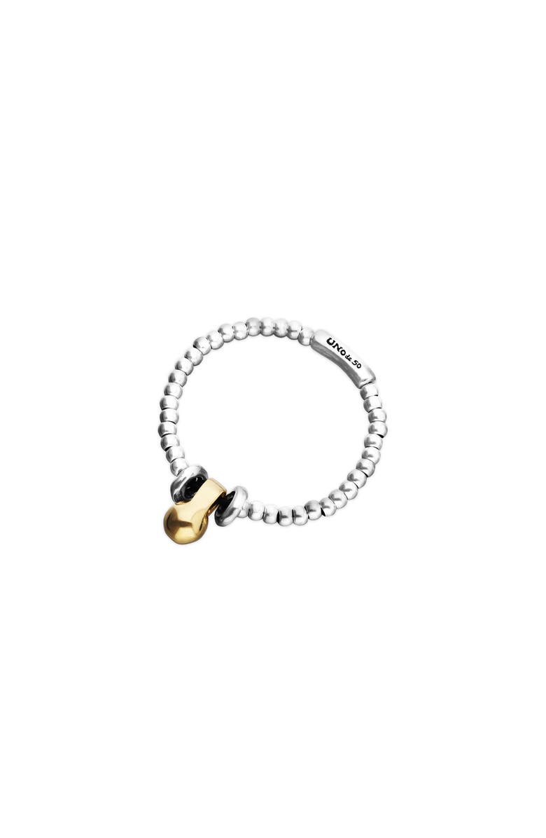UNODE50 Small dial bracelet plated in sterling silver and large dial plated in 18k gold, Alternate, color, Gold