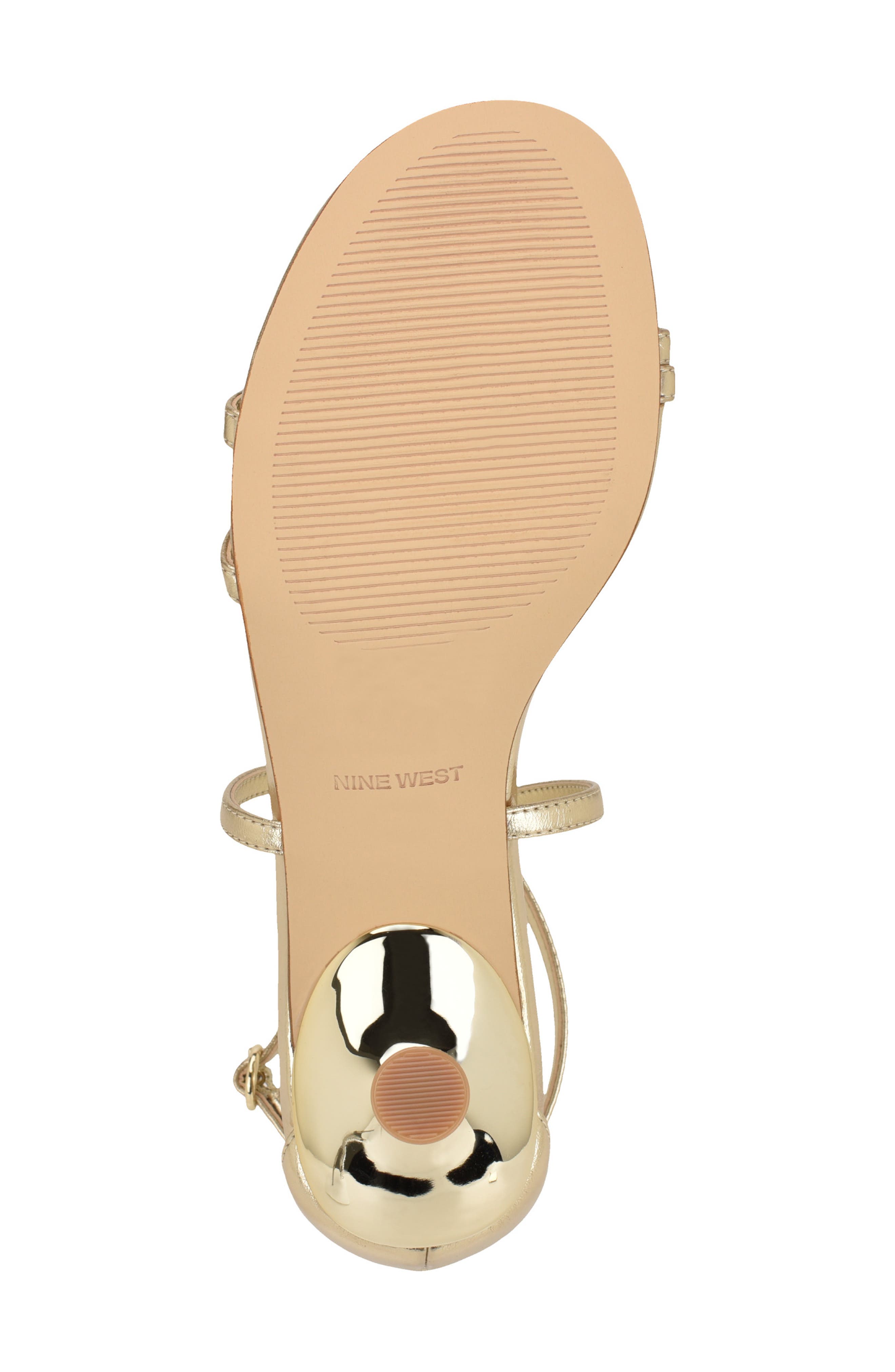 Jettie Ankle Strap Sandal, Alternate, color, PLATINO