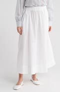 Ellen Tracy Cotton Poplin Skirt