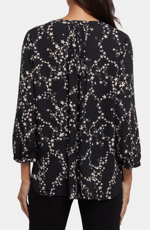 Nydj Pintuck Top In Black