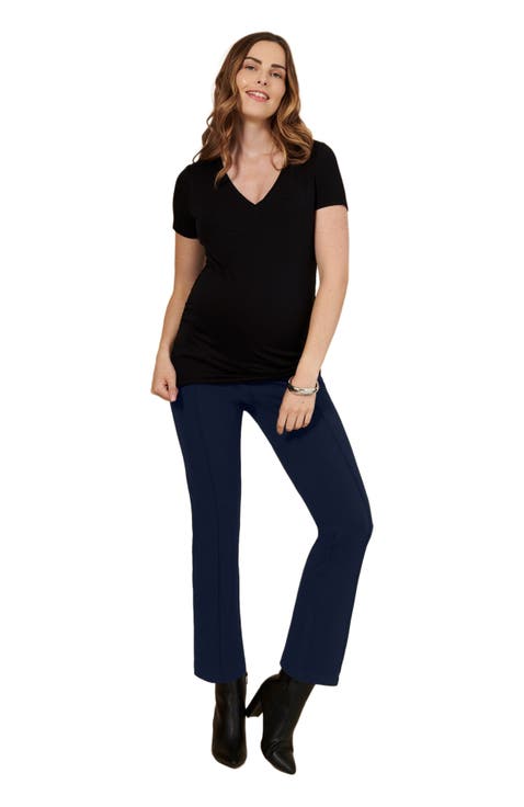 Mia Secret Fit Over the Belly Slim Straight Leg Pant