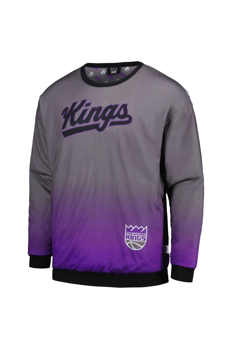 Unisex Stadium Essentials Purple/Gray Sacramento Kings Full Capacity Reversible Pullover Sweatshirt, Alternate, color, Purple