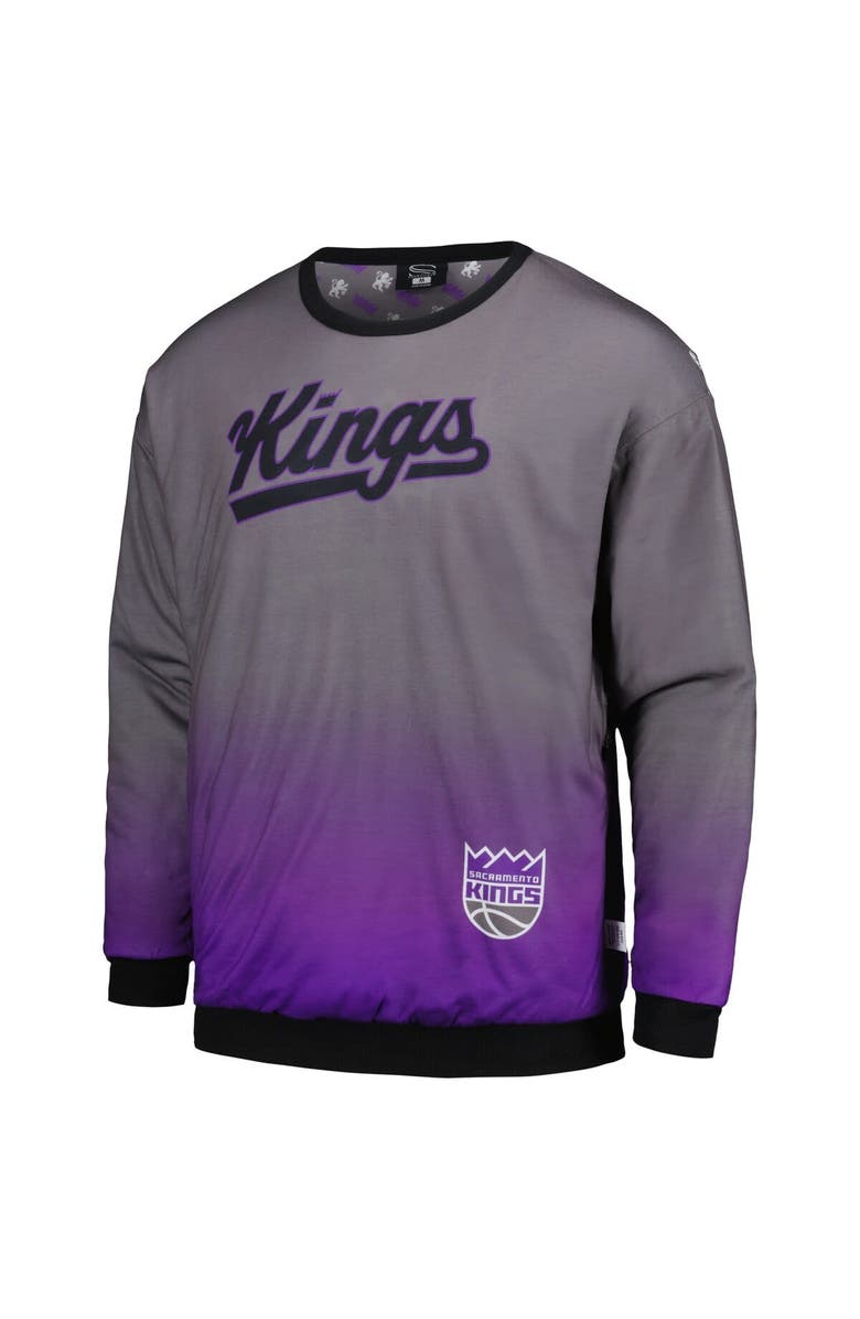 Stadium Essentials Unisex Stadium Essentials Purple/Gray Sacramento Kings Full Capacity Reversible Pullover Sweatshirt, Alternate, color, Purple