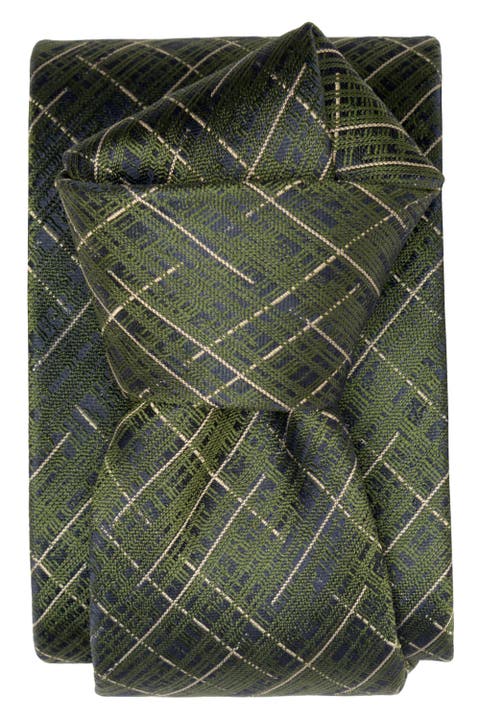 Morandi - Extra Long Silk Jacquard Tie for Men