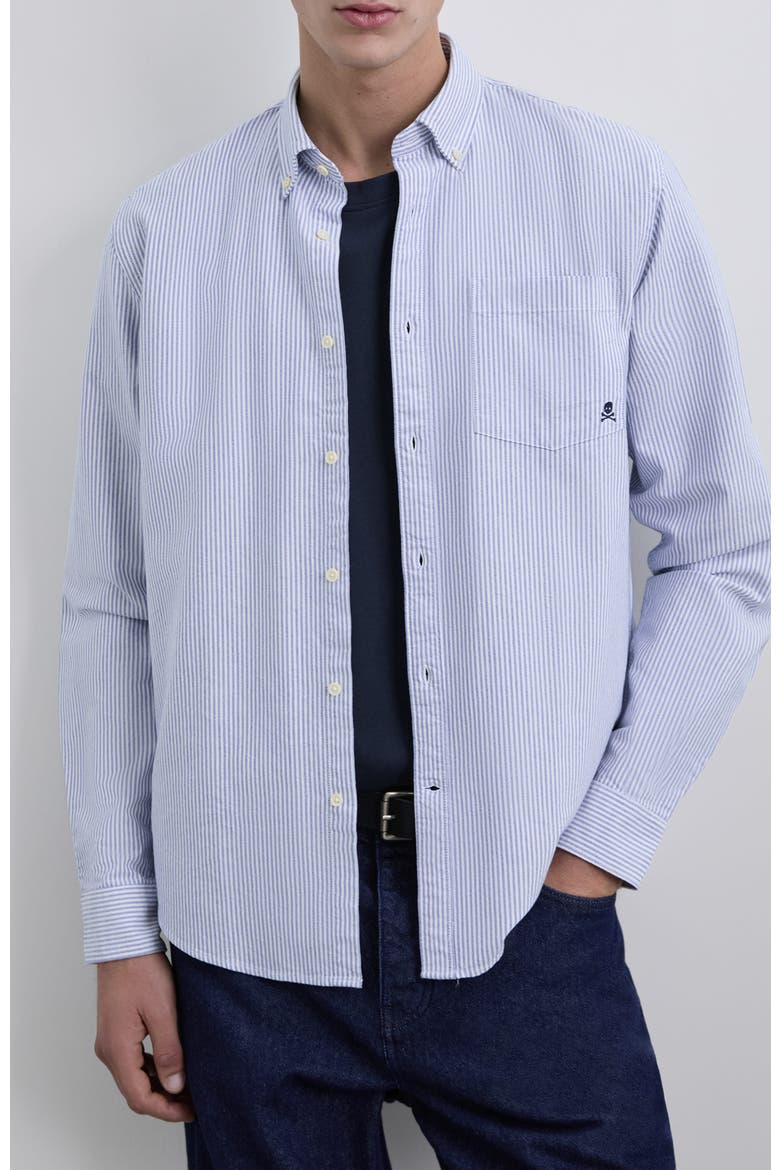 Loose Oxford Bd Shirt, Main, color, Blue