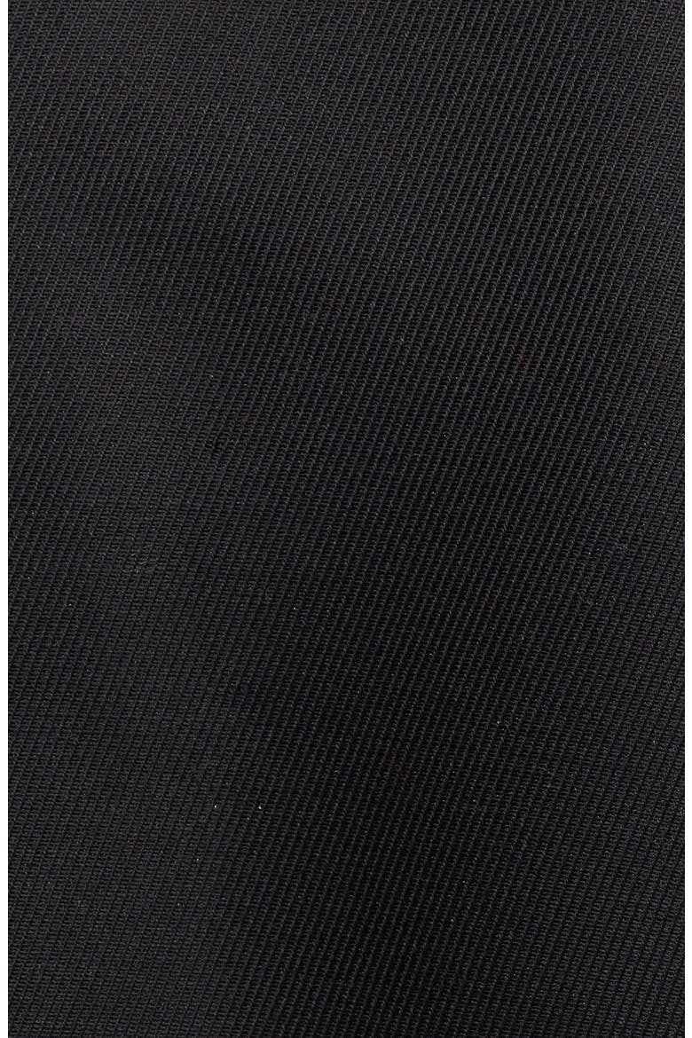 'Needlethorpe' Pleat Back Peacoat, Alternate, color, BLACK