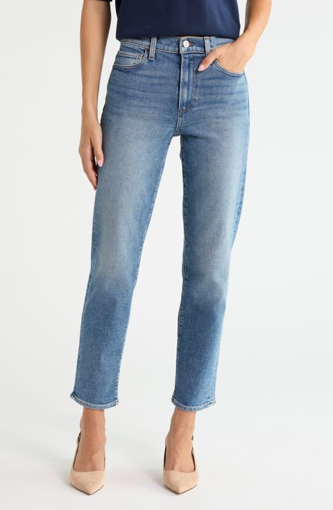 Reece High Waist Ankle Slim Leg Jeans