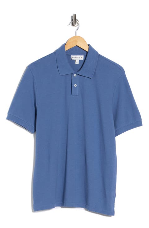 Cotton Blend Piqué Knit Polo