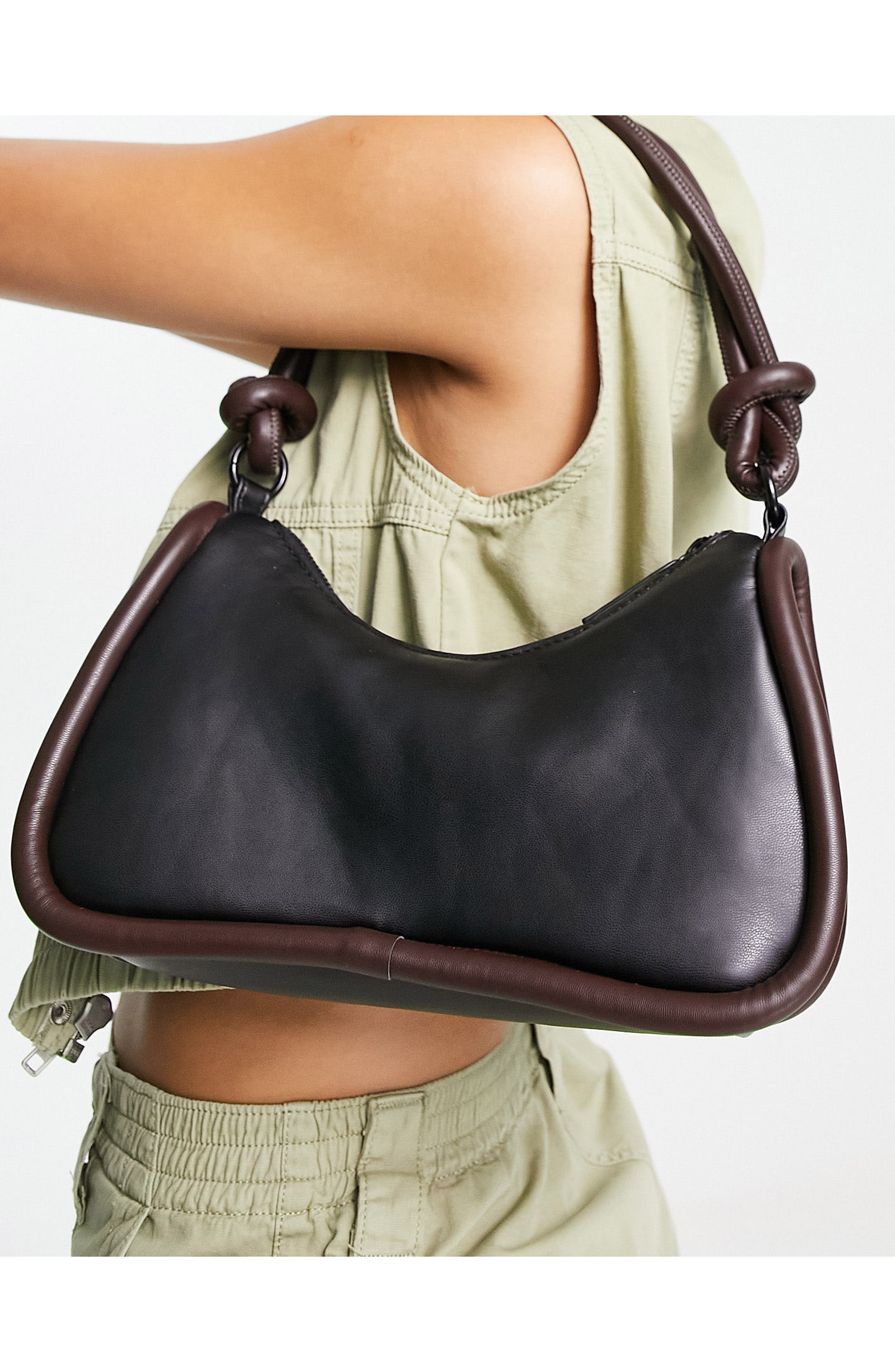 Topshop Scilla Shoulder Bag, Alternate, color, 