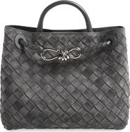 Bottega Veneta Small Andiamo Intrecciato Suede Shoulder Bag