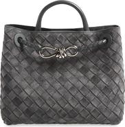 Bottega Veneta Small Andiamo Intrecciato Suede Shoulder Bag