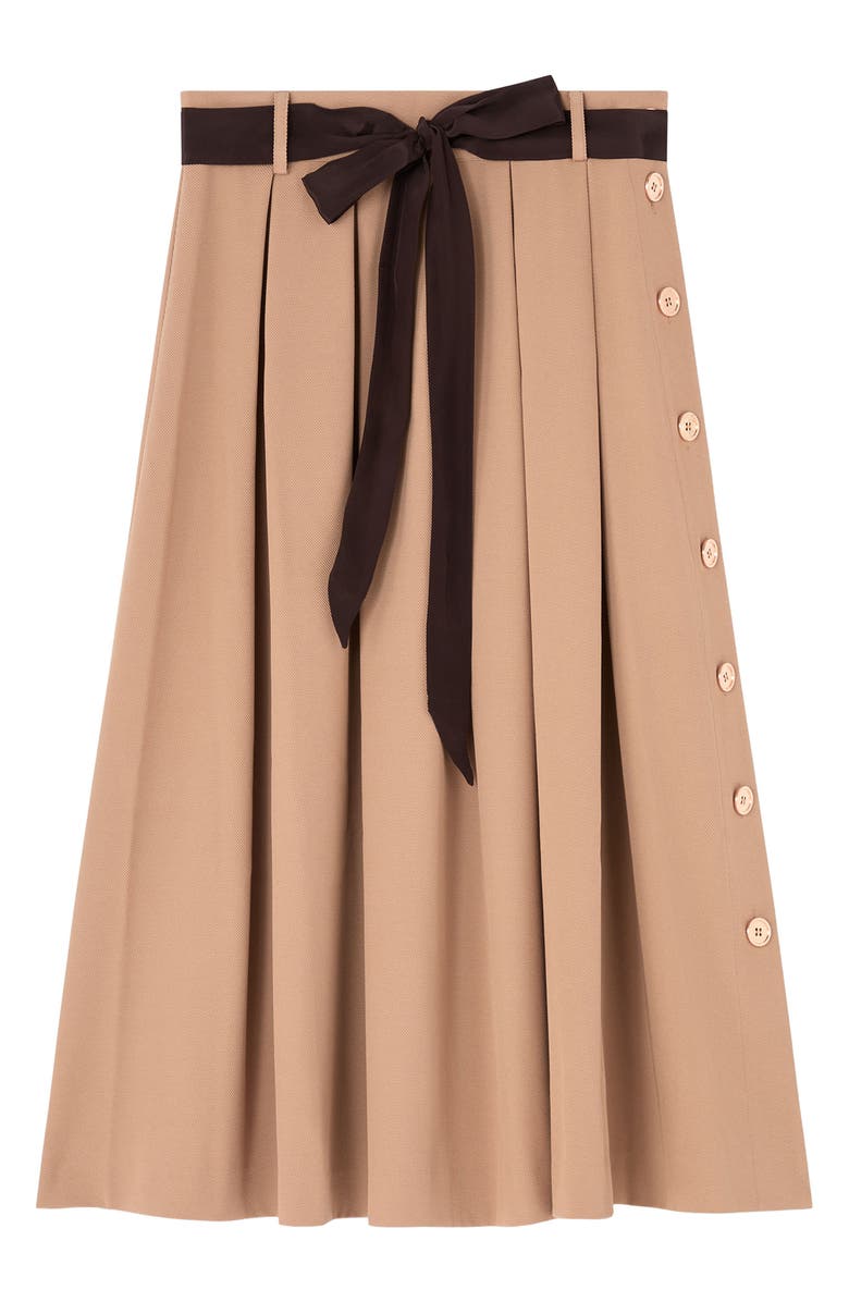 LK Bennett Joel Twill Skirt, Alternate, color,