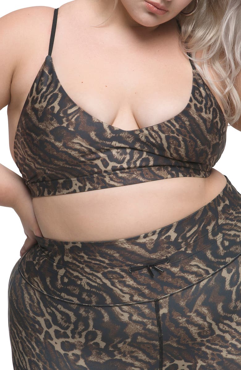 Good American Slim Racerback Bra, Main, color, 