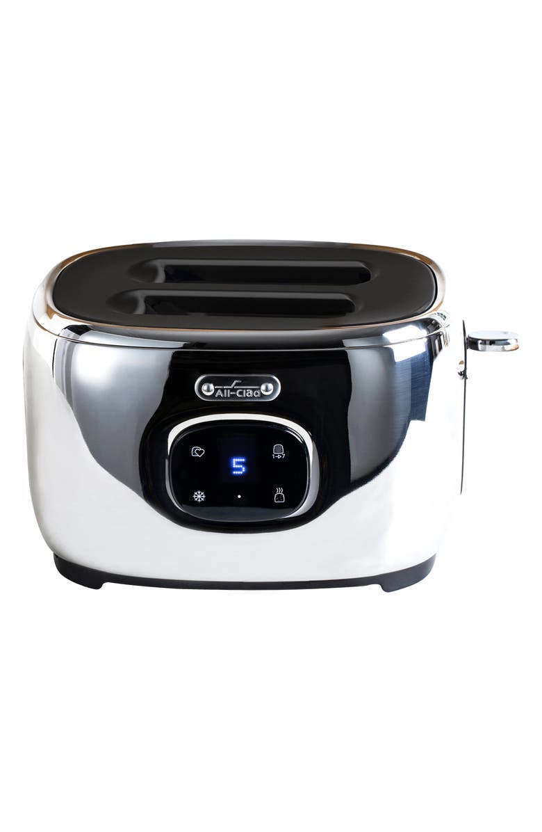 All-Clad 2-Slice Smart Touchscreen Toaster, Main, color, Stainless Steel