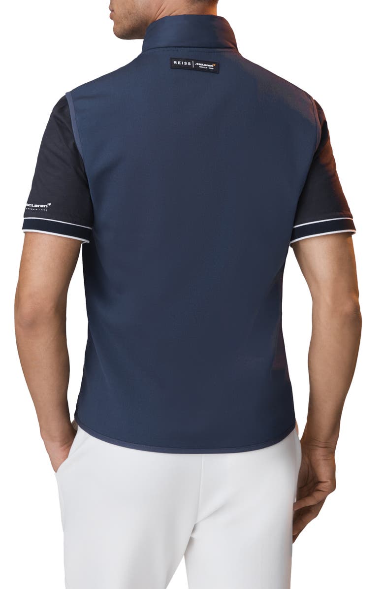 Reiss x McLaren Formula 1 Team Collection Recycled Polyester Puffer Vest, Alternate, color, 