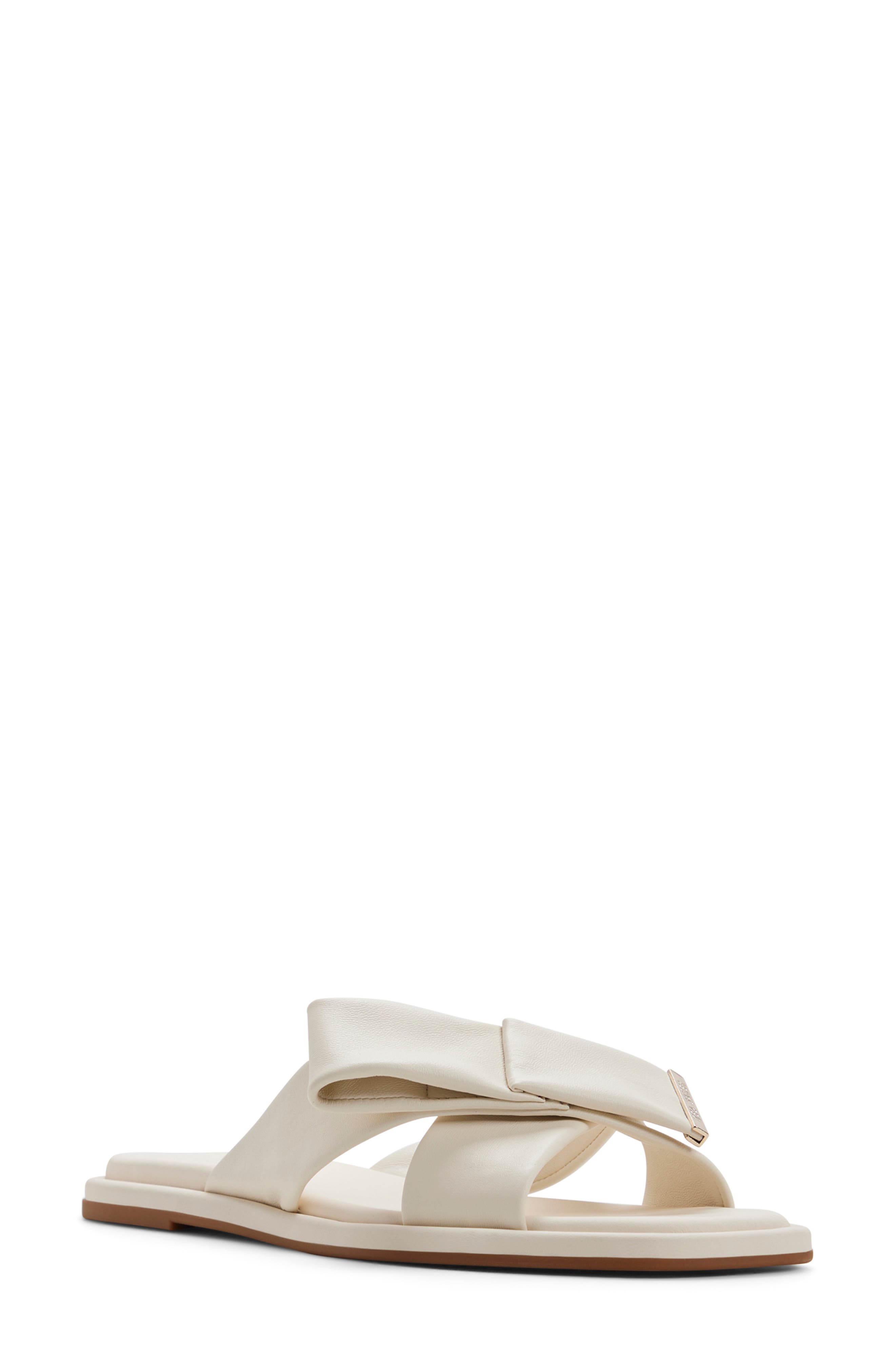 Ted Baker Spencer Slide Sandal, Main, color, White/ Bone