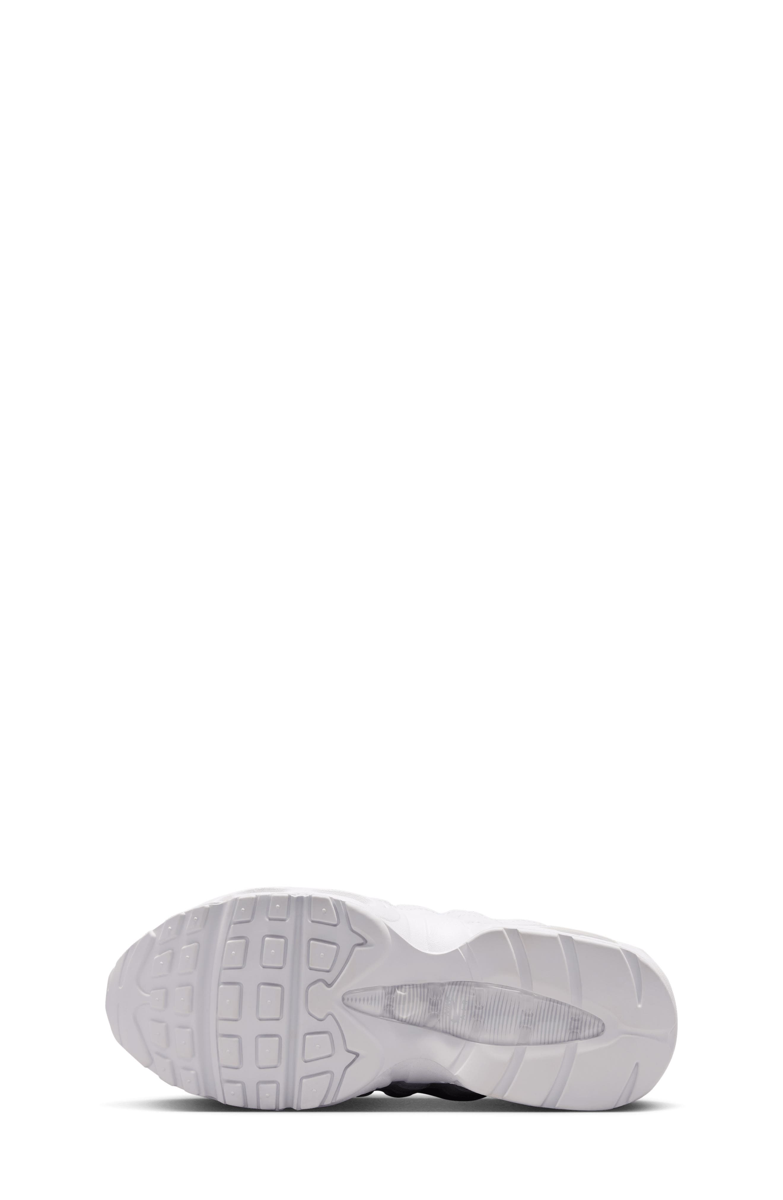 Nike Kids' Air Max 95 Sneaker, Alternate, color, White/White/Pure Platinum