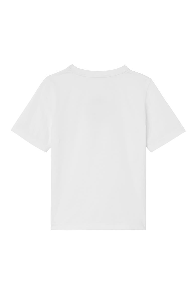 Kids' Roundel Organic Cotton Logo Graphic Tee, Alternate, color, WHITE