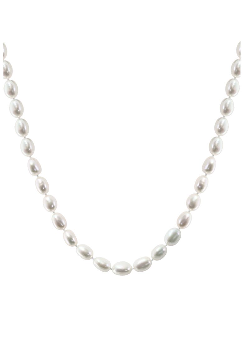 14K Gold Freshwater Pearl Necklace, Main, color, WHITE