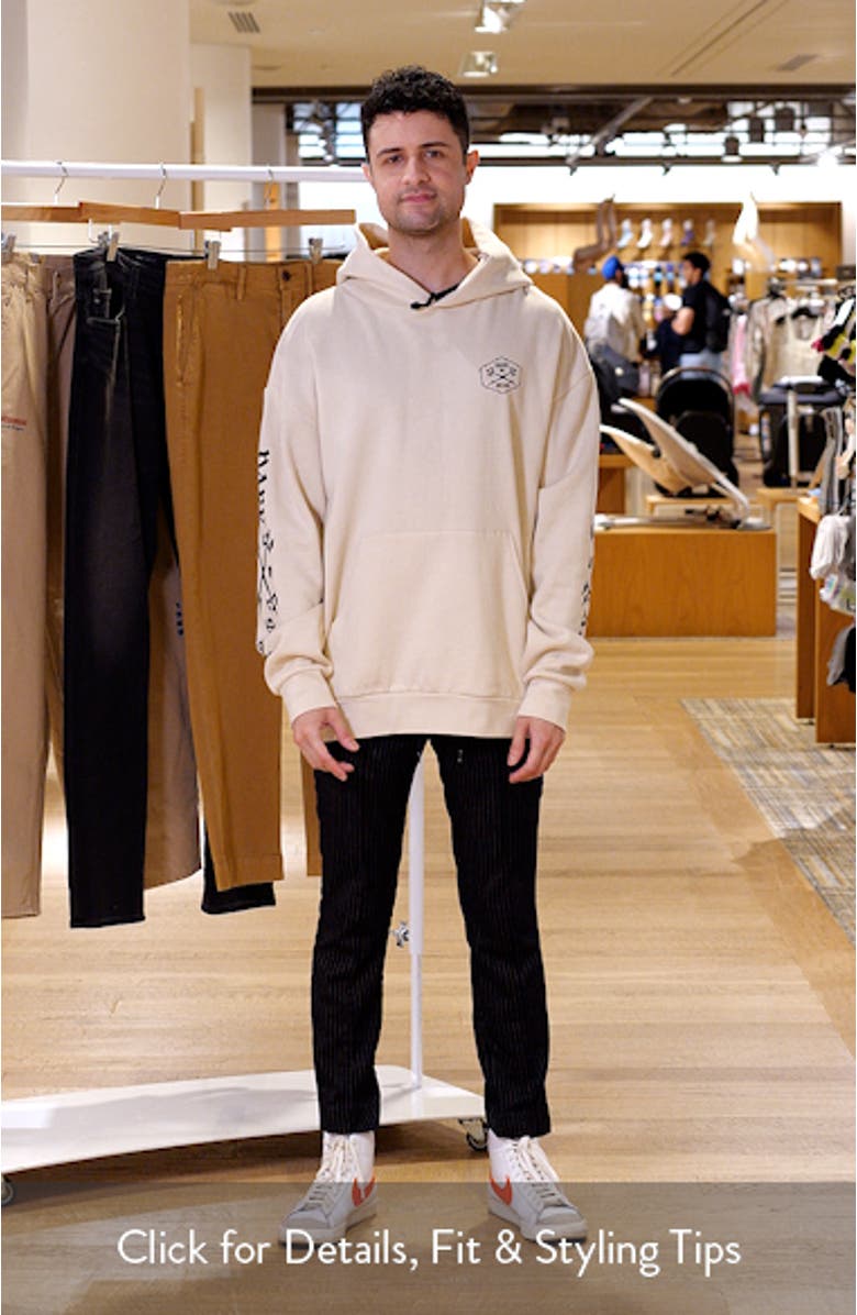 Fence Line Fleece Graphic Hoodie, sales video thumbnail