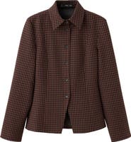 MANGO Fitted Houndstooth Shirt