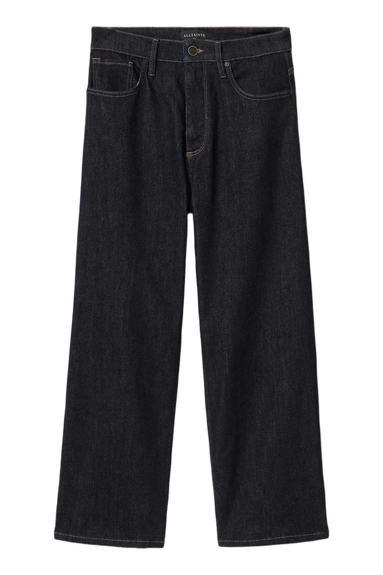 Sadie Barrel Leg Jeans, Alternate, color, RINSE WASH INDIGO
