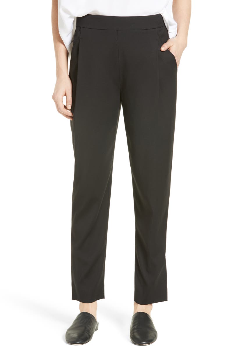 Vince Pleated Pull-On Track Trousers, Main, color, 