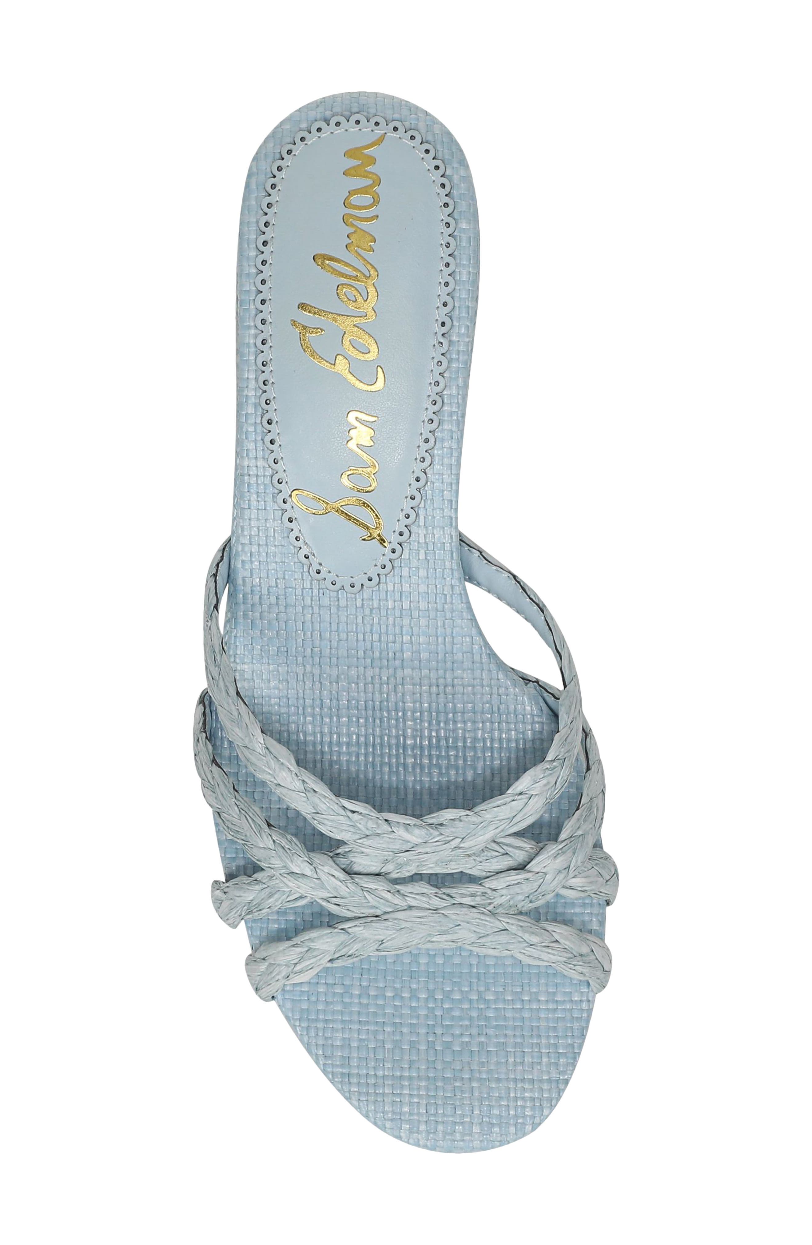Camille Kitten Heel Sandal, Alternate, color, BREEZE BLUE