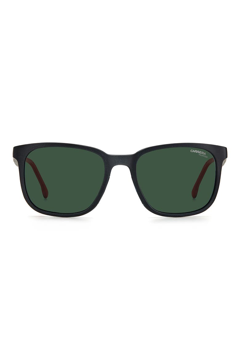 54mm Rectangular Sunglasses, Main, color, MATTE BLACK