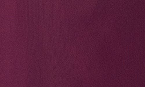 Xscape Evenings Xscape Beaded Sleeve Ruched Column Gown In Purple