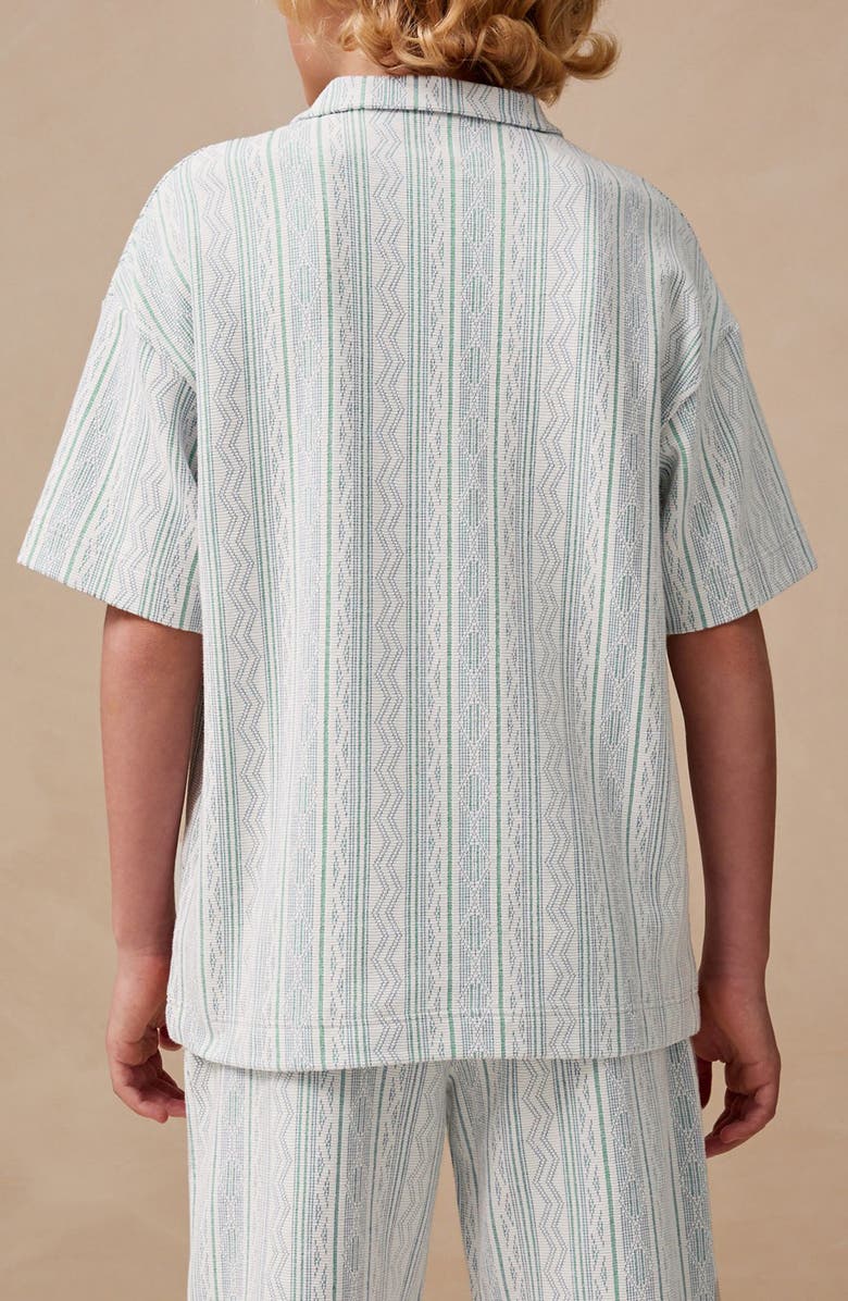 NEXT Kids' Stripe Polo & Shorts Set, Alternate, color, 