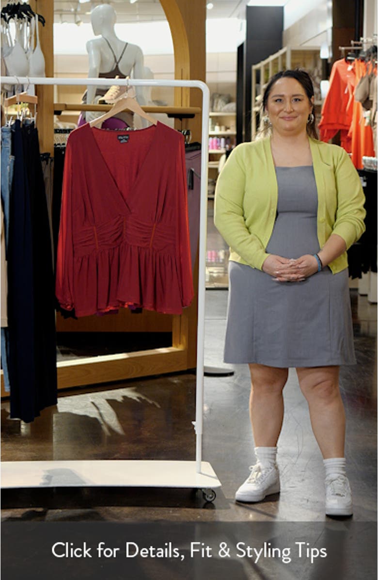 Rapture Ruched Chiffon Top, sales video thumbnail