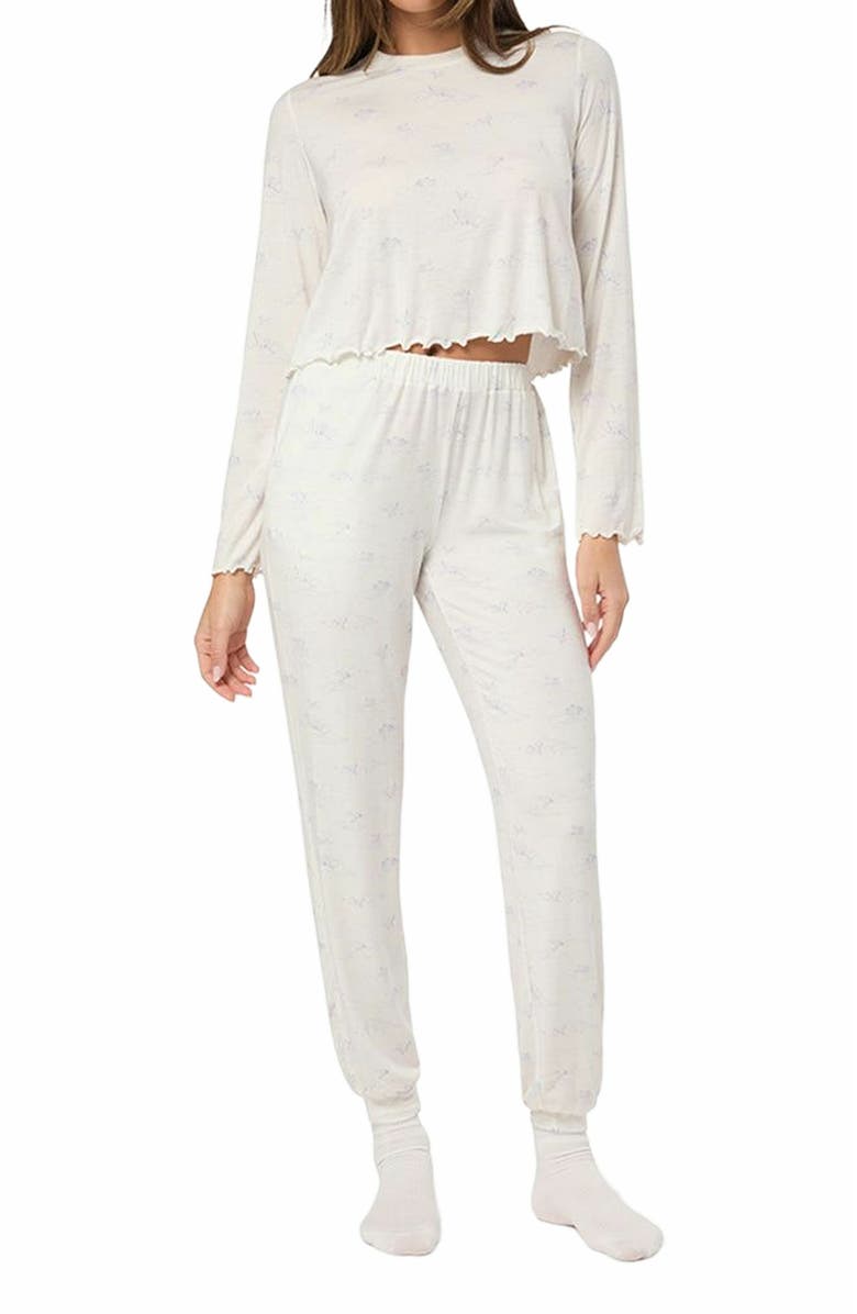 WeWoreWhat Boxy Crewneck Top, Alternate, color, Ivory