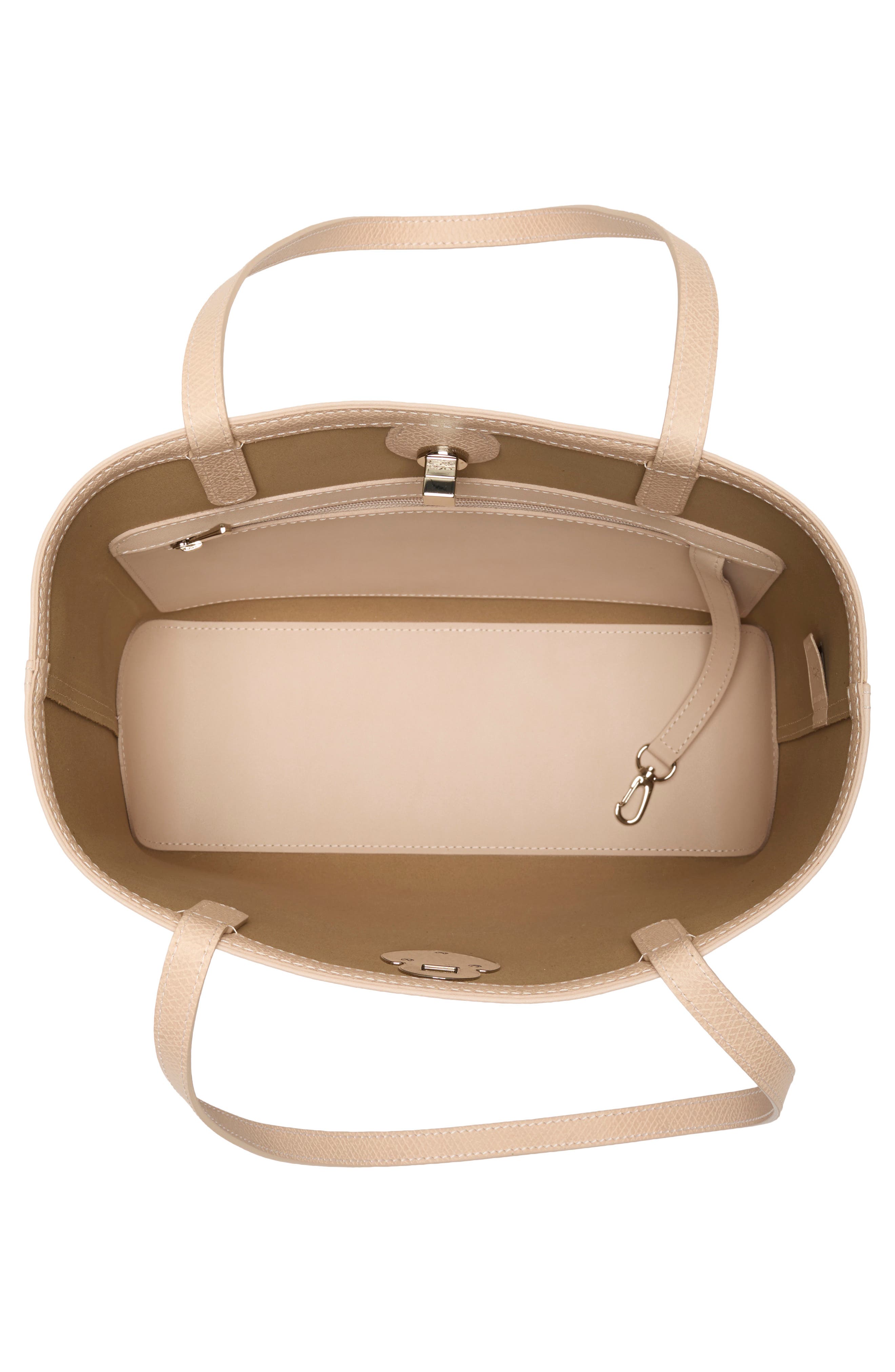 Longchamp Cavalcade Medium Leather Tote, Alternate, color, 