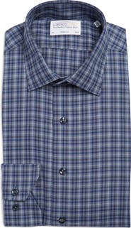 Lorenzo Uomo Soft Check Long Sleeve Trim Fit Shirt