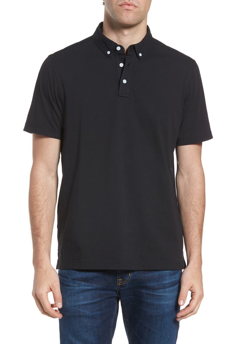 Regular Fit Polo, Main, color, BLACK
