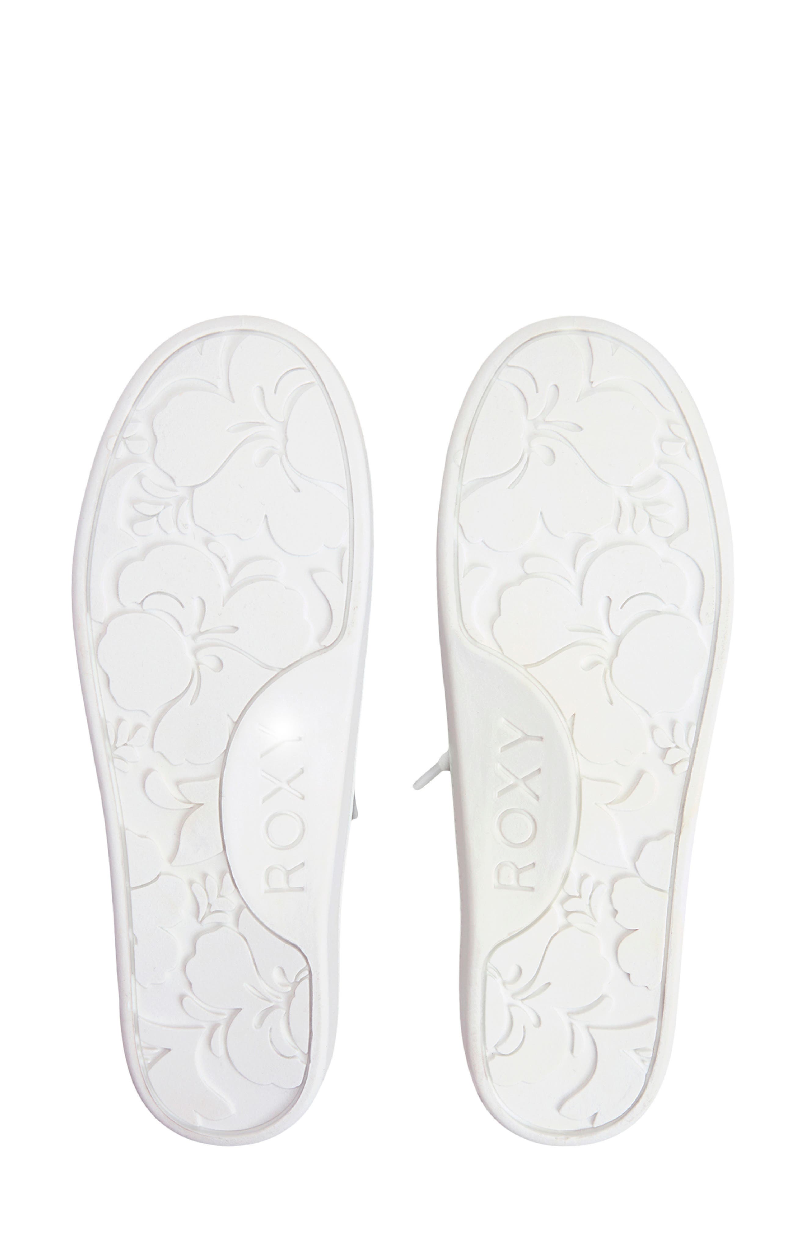 Roxy Bayshore Plus LX II Sneaker, Alternate, color, White