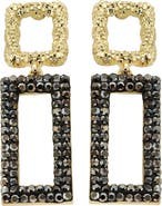 Panacea Luxe Rectangle Drop Earrings