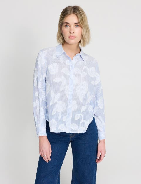 Heidi Relaxed Fit Collared Shirt