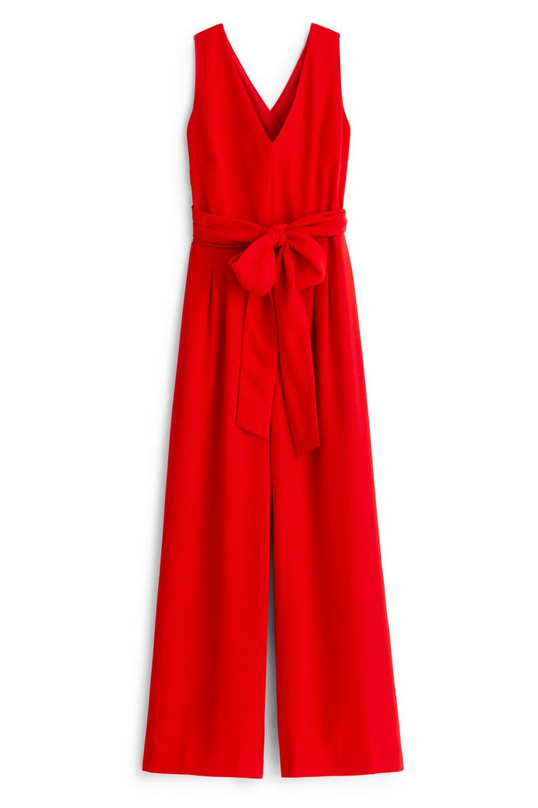 Wrap-Tie Jumpsuit, Main, color, BRIGHT CERISE