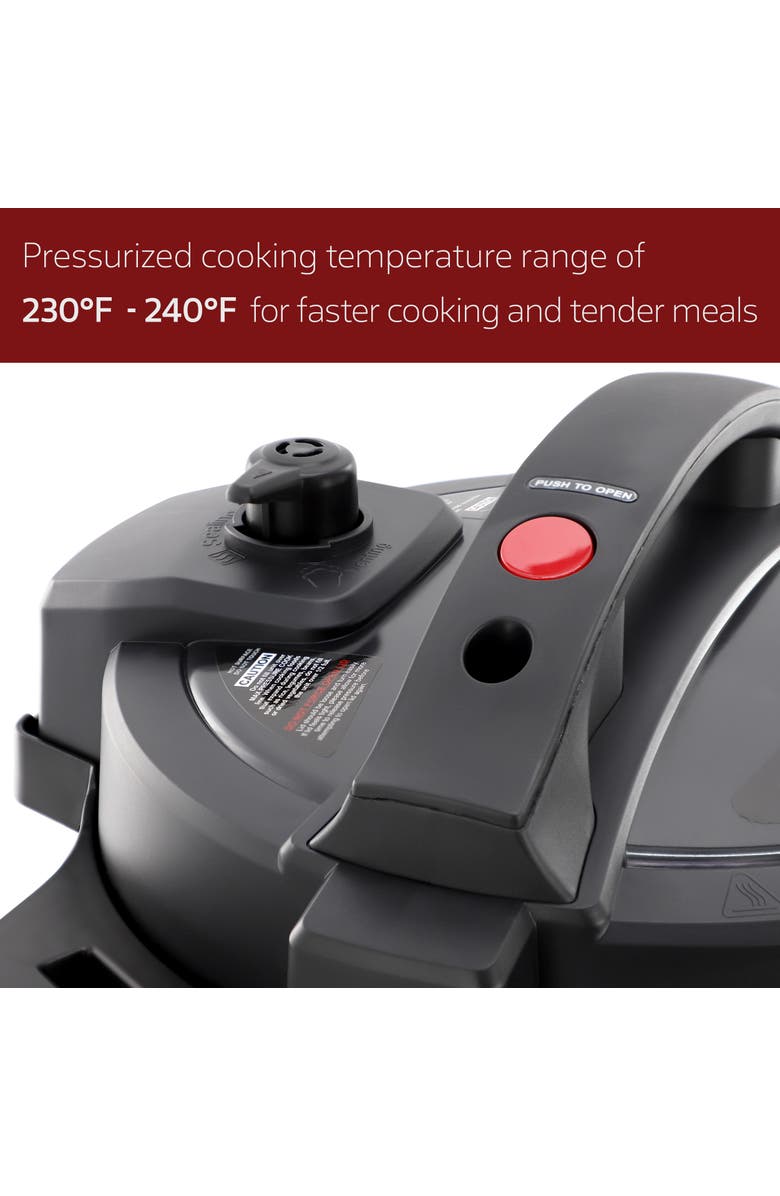 Megachef 6 Quart 11-in-1 Electric Pressure Cooker, Multi-Cooker with Stainless Steel Crock, Alternate, color, Grey