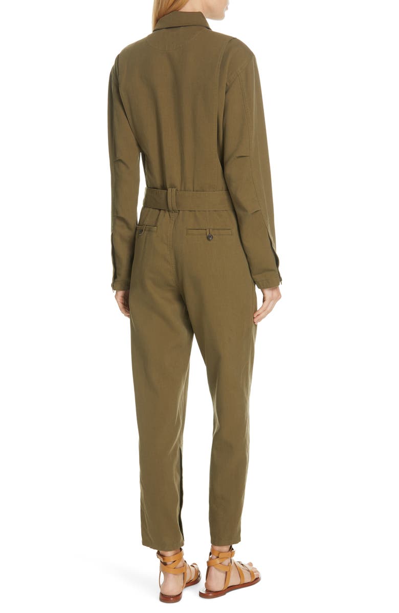 Polo Ralph Lauren Belted Slim Jumpsuit, Alternate, color, 