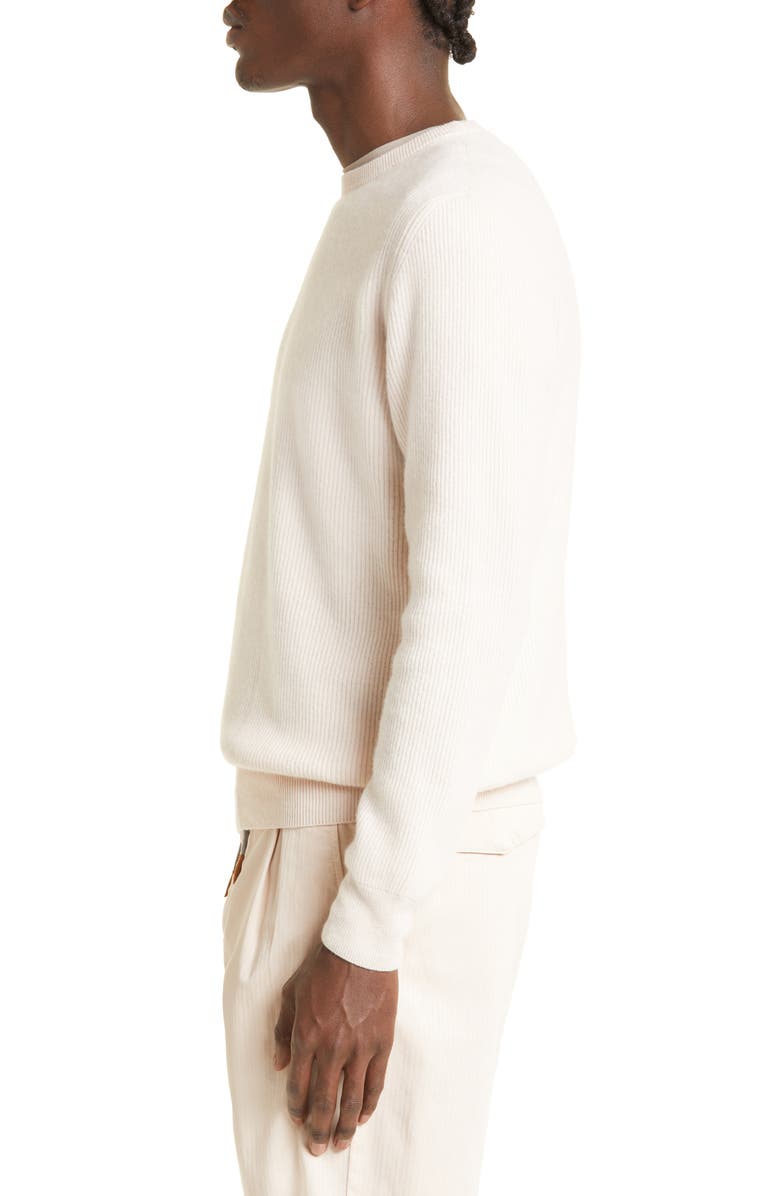 Eleventy Fine Gauge Cashmere Crewneck Sweater, Alternate, color, Pink