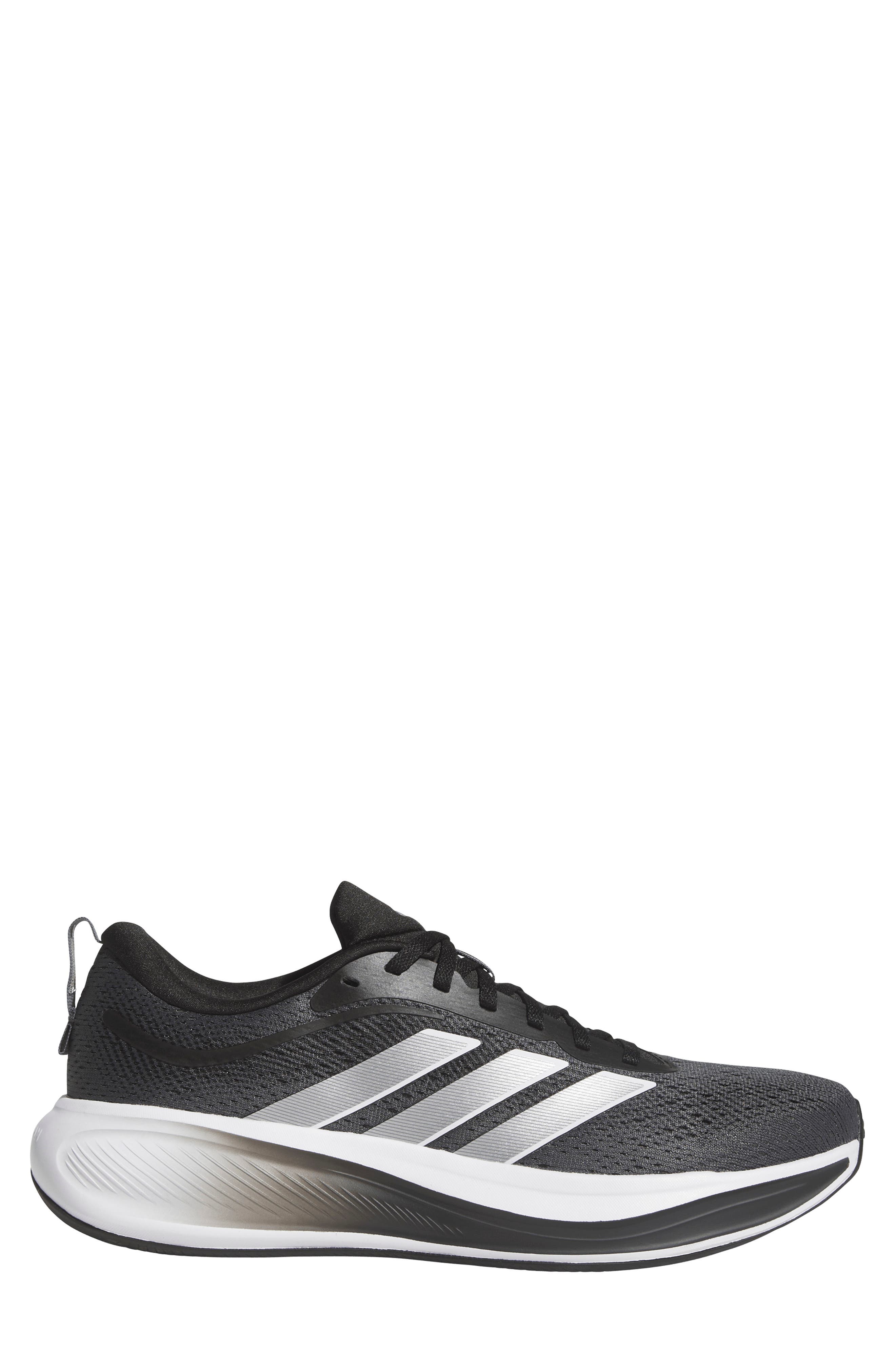 adidas Response Pace Running Shoe, Alternate, color, Black/ Matte Silver/ Carbon
