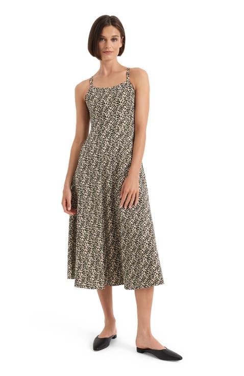 Fit & Flare Midi Dress Made With Organic Cotton