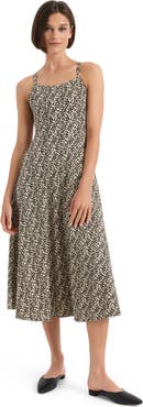 Pact Fit & Flare Midi Dress Made With Organic Cotton