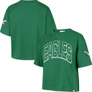 '47 Women's '47 Kelly Green Philadelphia Eagles Call Out Reed City T-Shirt