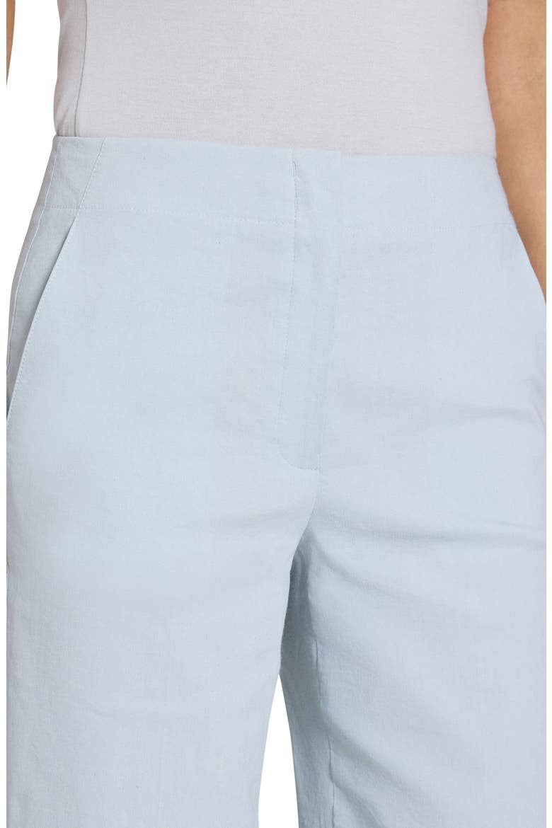 Clean Terena Crop Wide Leg Linen Blend Pants, Alternate, color, PEARL BLUE
