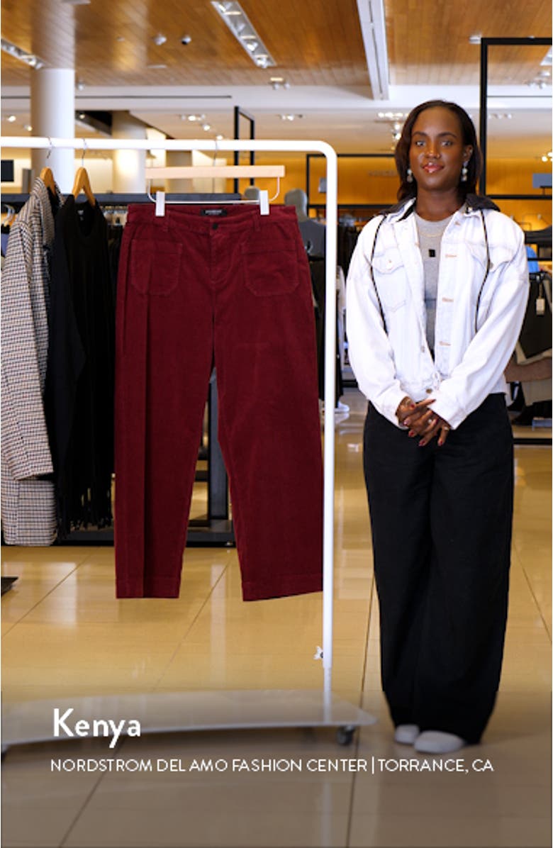 Wide Leg Corduroy Pants, sales video thumbnail