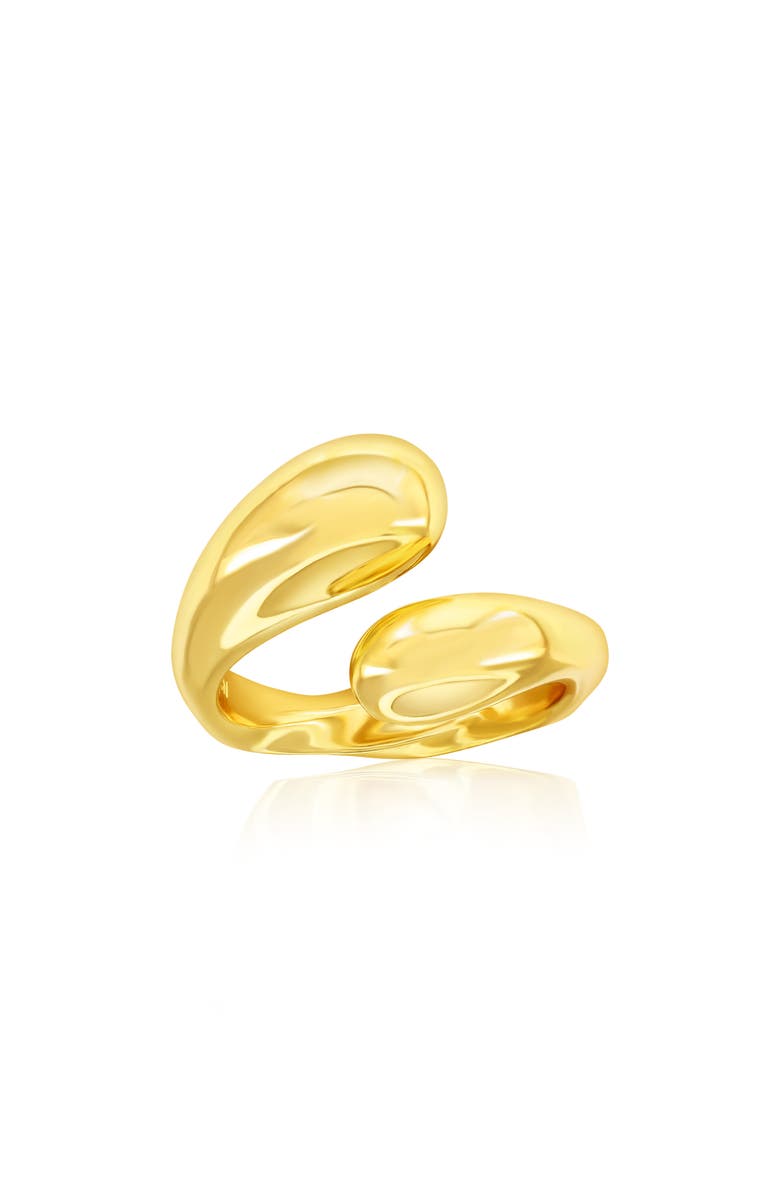 SIMONA Puffed Bypass Ring, Main, color, Gold
